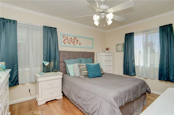 Another "master" size bedroom with plenty of room for sleep, play and desk for homework.