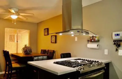kitchen from oven