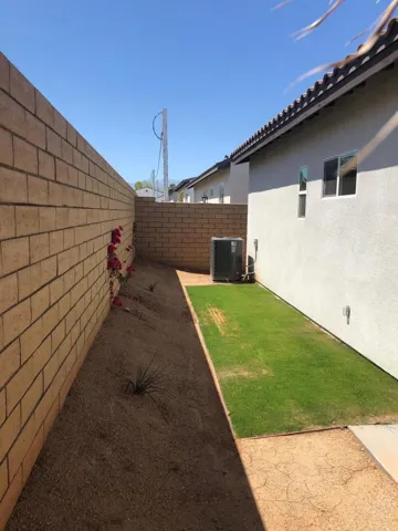 small back area