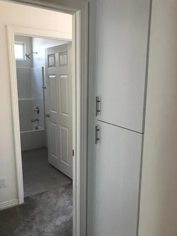 large pantry in hallway