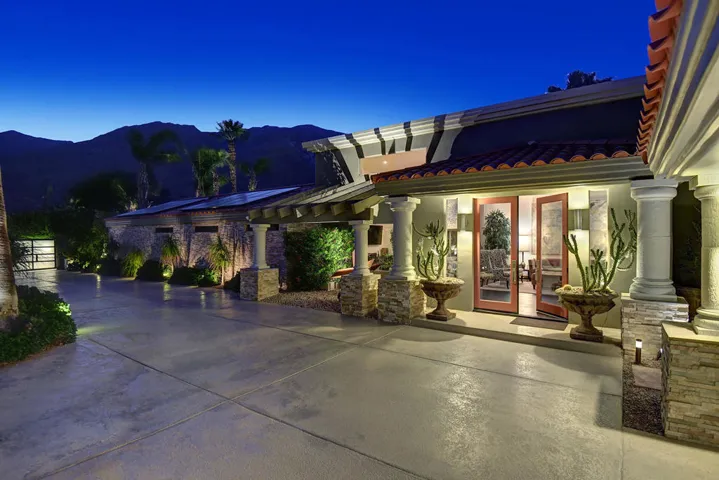 FRONT OF HOUSE TO MOUNTAINS NIGHT MLS