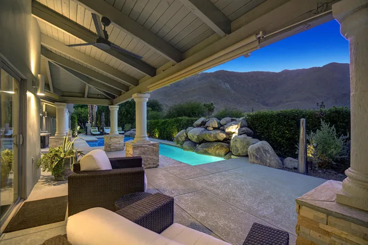COVERED PATIO NIGHT MLS