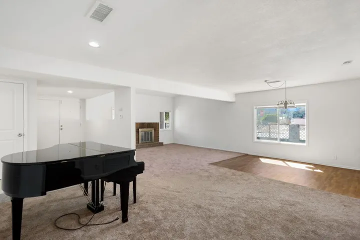 Living room dining room area
