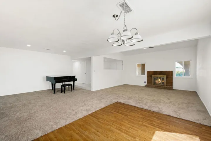 Great room living room & dining area