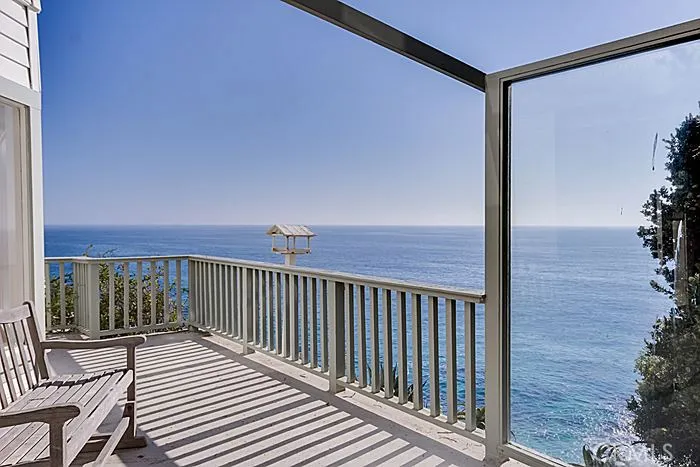 This is the amazing view you will enjoy from the very large deck that is on the same level as the living room, dining room and kitchen.  Dolphin watching will be your new pastime!