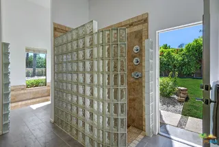 Master shower