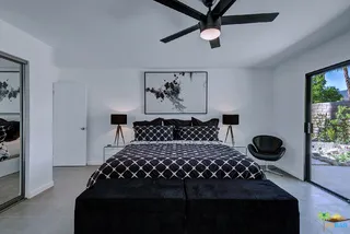 Guest room with private patio