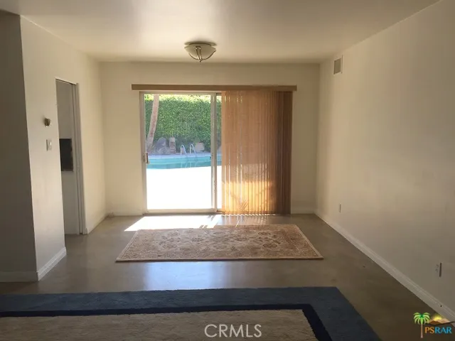 View from Living Room to pool