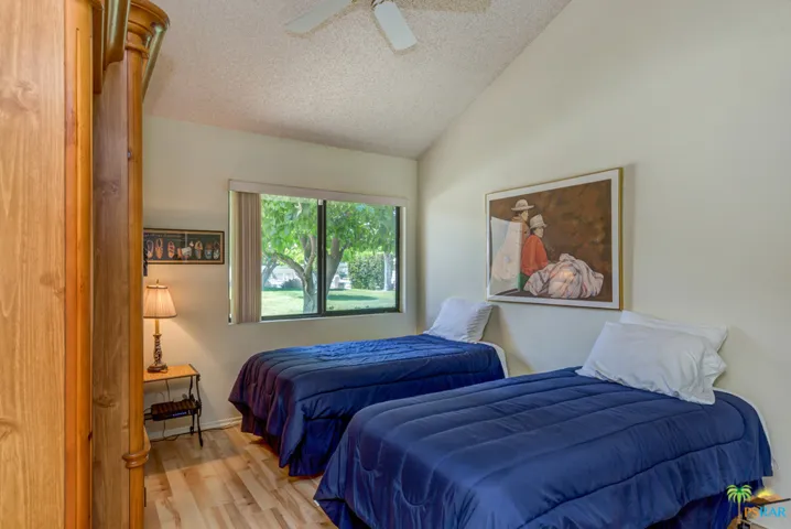 guest bdrm with laminate floors