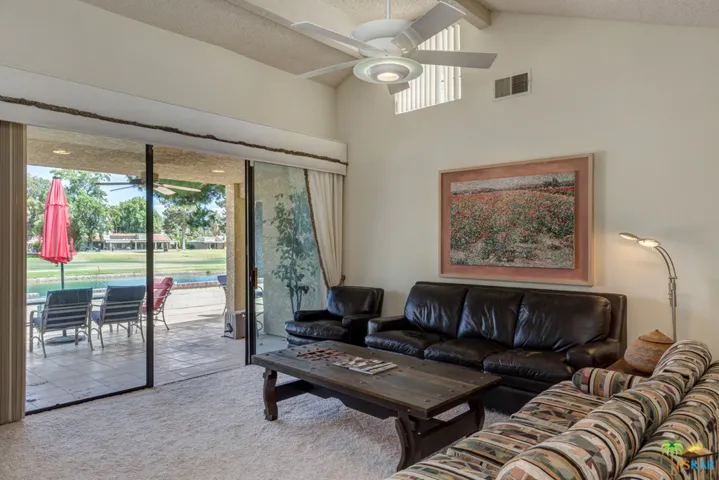 patio doors to outside
