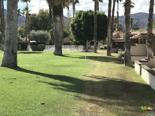 Community pool steps away