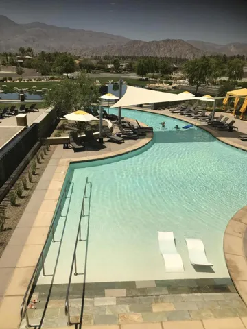 Resort style pool at Club
