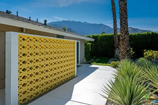 Breezeblock wall