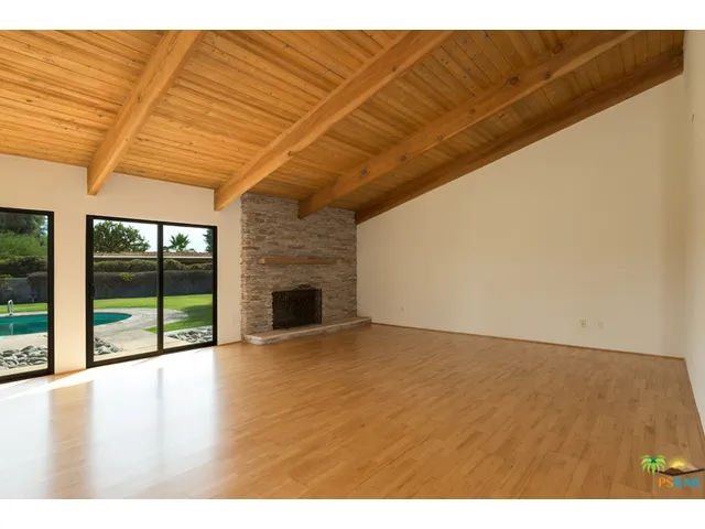 Living Room: Vaulted ceilings with gas f