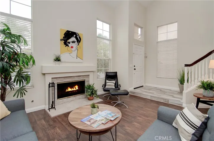 You'll love this GREAT room with soaring ceilings and designer details everywhere.