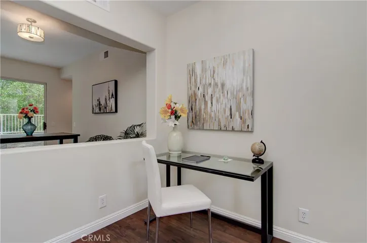 Another flexible area for game table or convenient home office space.