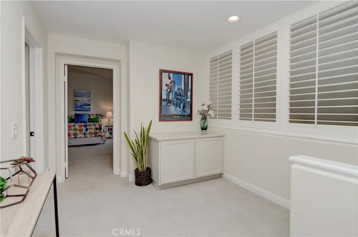 This could be an extra study space...plenty of room for desk area.