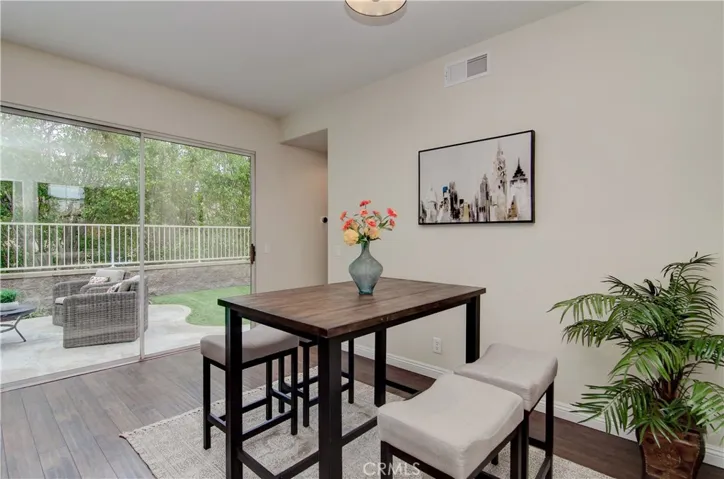 Plenty of room for any size dining table here...