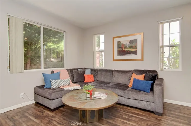Living area with tons of natural light.