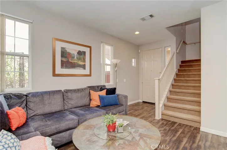 All rooms are upstairs from this beautiful living space.