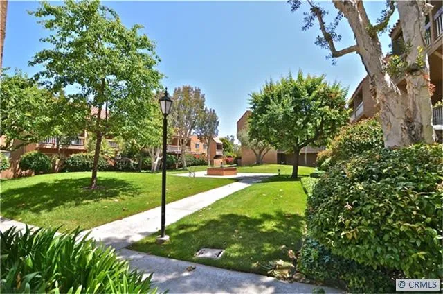 Lovely courtyard outside front door