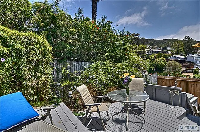 The back patio/deck