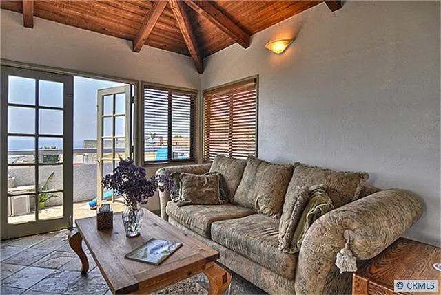 This room can be used as a dining room or family room.