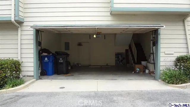 Two car garage side by side