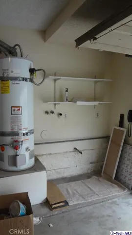 Washer and dryer hook ups in Garage