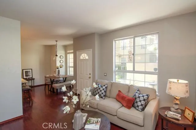 Gorgeous hardwood floors grace the lower level.