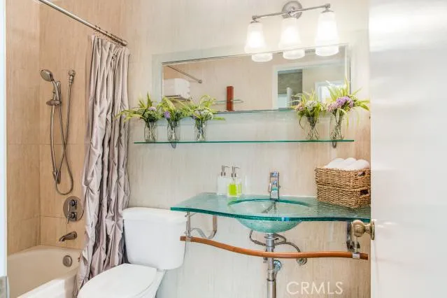 Hallway bathroom