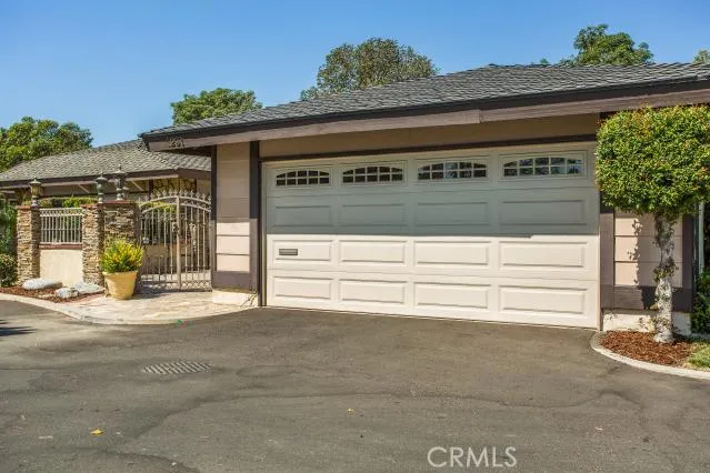 Gated front entrance