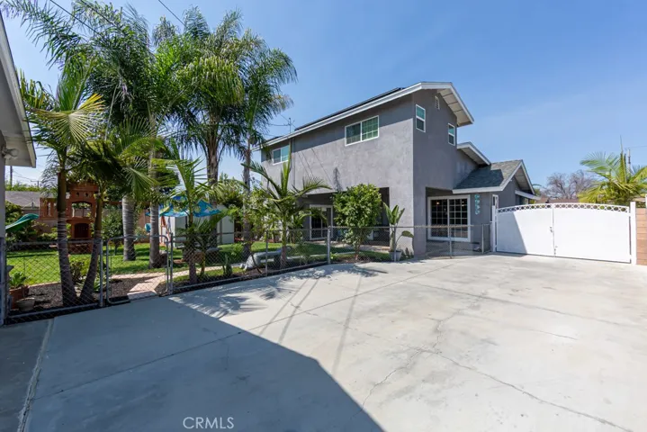Backyard/Patio/Driveway from Garage area
