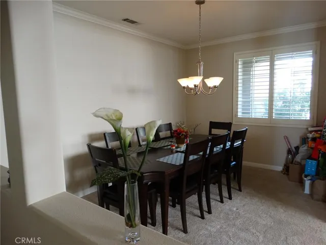 Spacious formal dining area at the front of the home next to the formal living room.