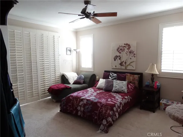 Spacious master bedroom.