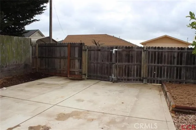 Drive in gate in back of property.