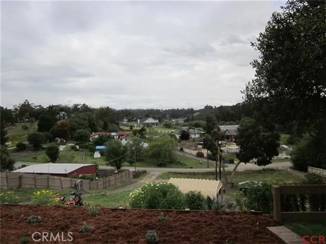 View from patio looking down onto property/Printz Rd.