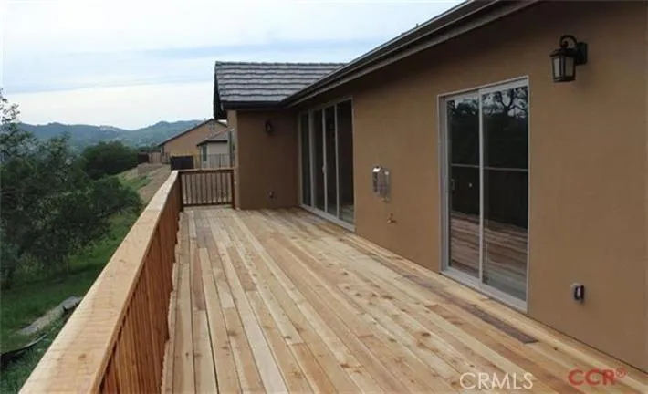Deck with access from Great room and master bedroom
