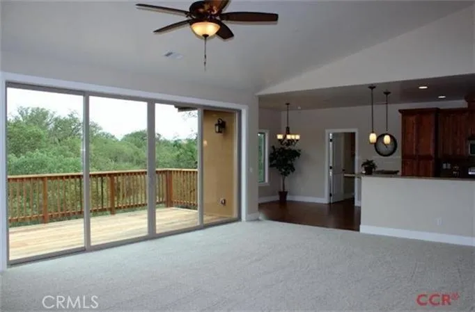 View of Great room facing to dining & kitchen area