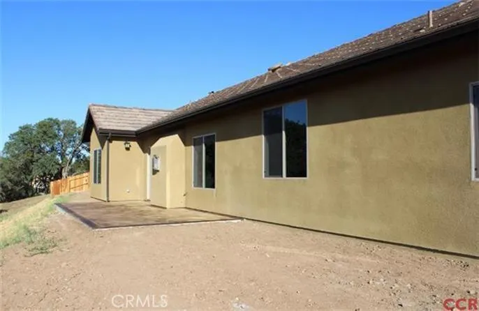 View of back of home
