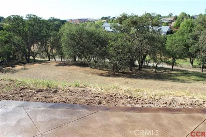 View of back of lot