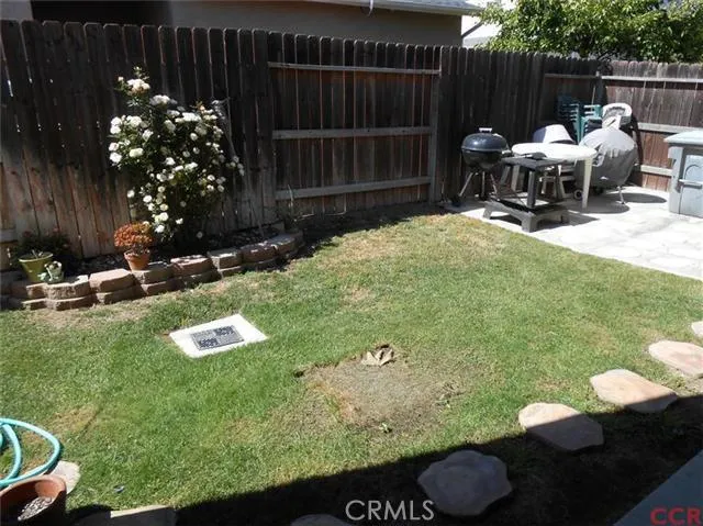 Backyard with patio