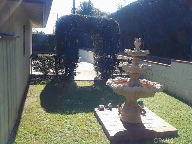 Back yard very private lots of shade