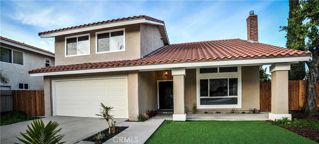 Beautiful Anaheim Hills 2-story home located on a cul-de-sac.  Long driveway leading you to your large 2 car garage with ample parking and storage space!