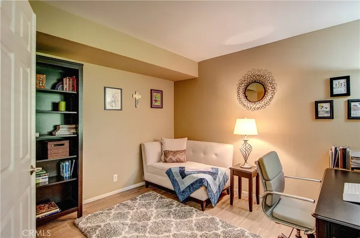 Downstairs Bedroom #3 Currently Used as Office. (Note, closet removed by previous owner we are told). Easy to add a Freestanding Armoire to Create Instant Closet Spac.