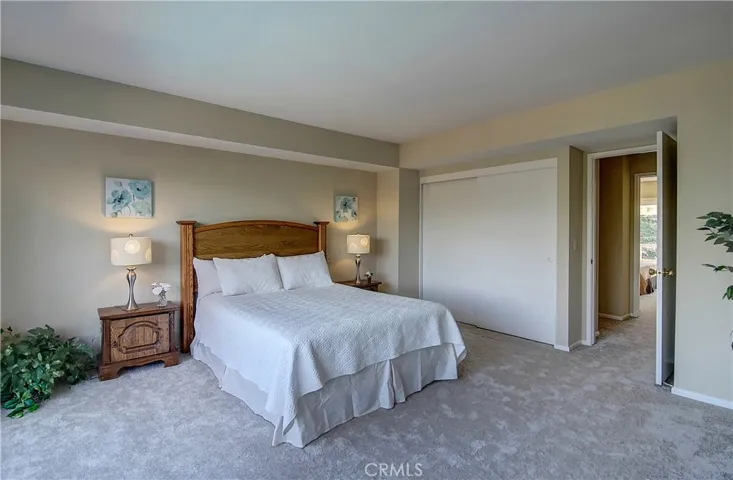 Master suite has two closets...one in bedroom and another in dressing area.