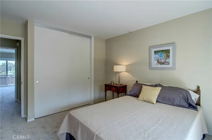 Secondary bedrooms have large wardrobe closets.
