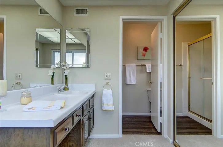 Spacious dressing/vanity area in master suite.