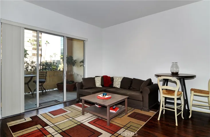 This large patio extends your living space, and the glass doors bring the outdoors in!