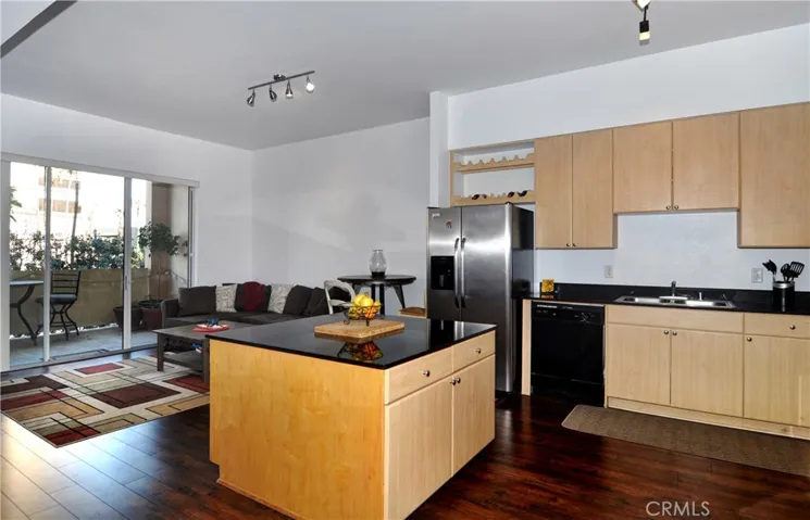 The open floor plan of this condo makes it feel huge!